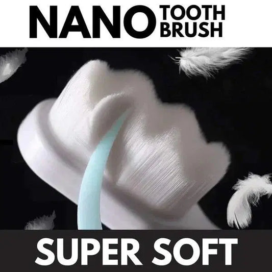 Anti-Bacterial Tooth Brush - 1 Pack of Smooth Touch in Black and White