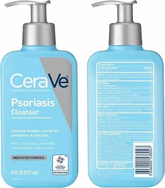 Hydrating Exfoliator Facial Cleanser with Salicylic Acid - 237ml | Blue Psoriasis Treatment